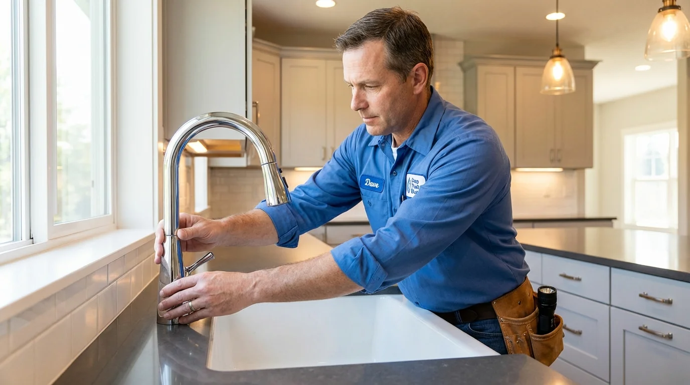 Kitchen faucet installation by Johns Plumbing LLC in Orange Park