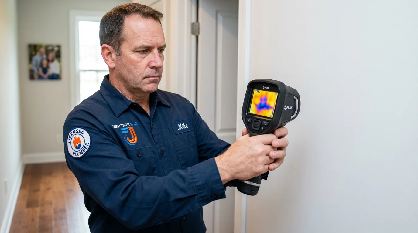 Thermal imaging leak detection by Johns Plumbing LLC in Orange Park